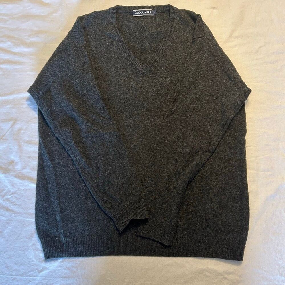 Woolovers Charcoal Sweater L